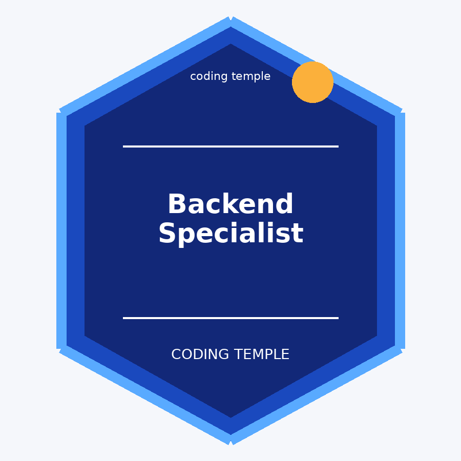 Backend Specialist badge