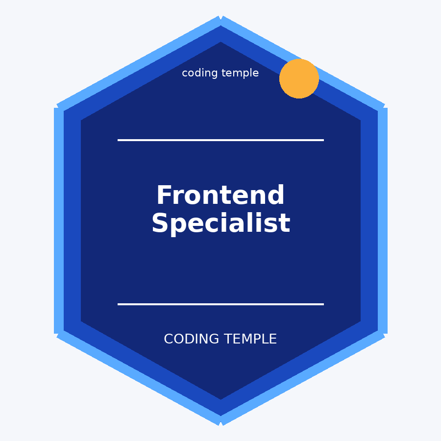 Frontend Specialist badge